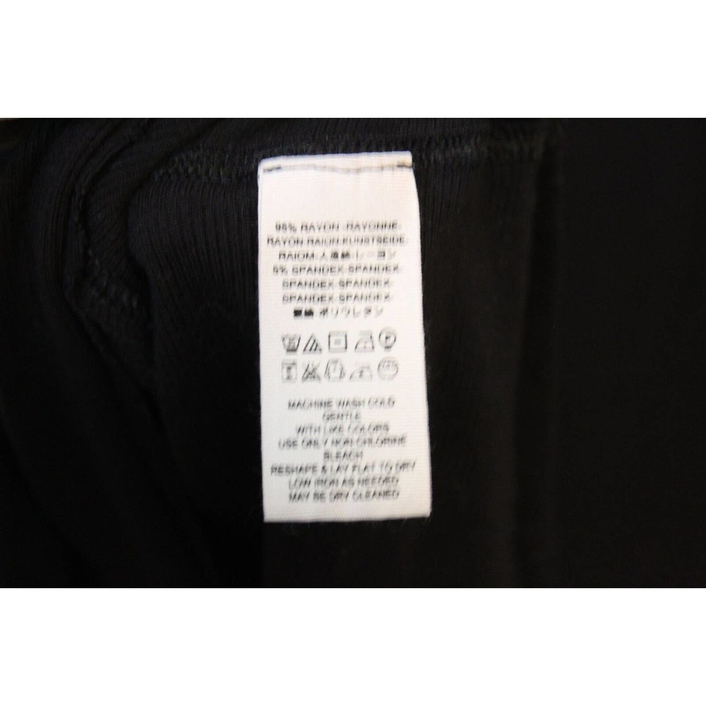 We The Free People Alameda Dolman Sleeve Turtleneck Top Black Medium H12840 - Picture 15 of 16